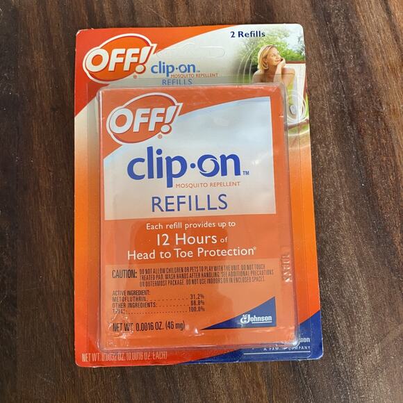 New Off! Clip On Fan Circulated Mosquito Repellent w/ 2 Refills Johnson - Picture 5 of 6